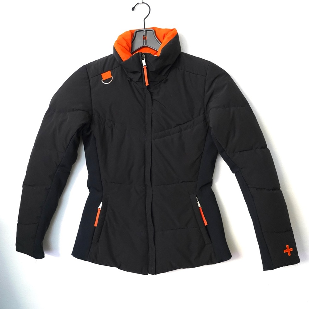 Jc De Castelbajac Rossignol Ski Snowboarding Jacket Size S Black Waterproof
